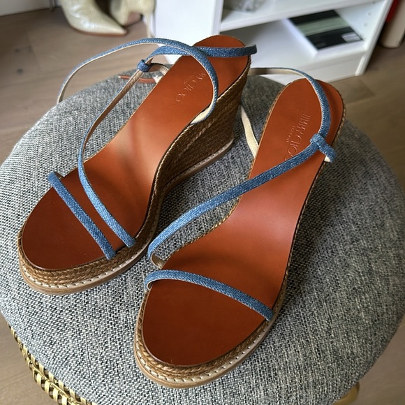 Jimmy Choo Danai Platform Wedge Sandal size 40.5/10.5 - Picture 6 of 8